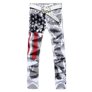 NWT Men's american flag denim